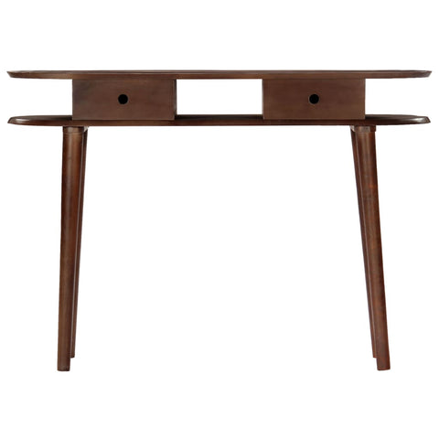 vidaXL Console Table 110x35x76 cm Solid Acacia Wood