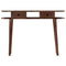 vidaXL Console Table 110x35x76 cm Solid Acacia Wood