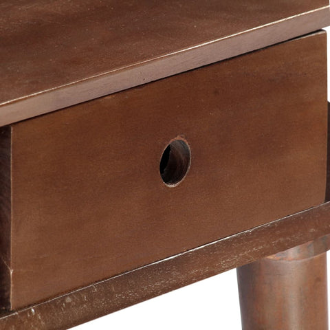 vidaXL Console Table 110x35x76 cm Solid Acacia Wood