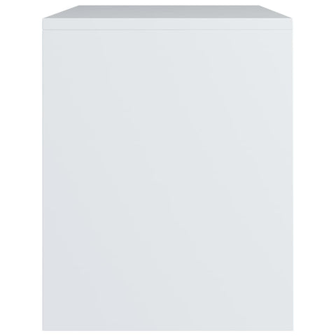 vidaXL Bedside Cabinet White 40x30x40 cm Engineered Wood