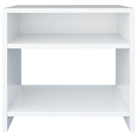 vidaXL Bedside Cabinets 2 pcs White 40x30x40 cm Engineered Wood