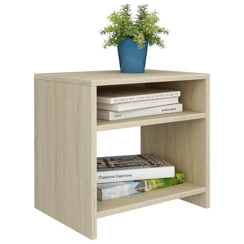 vidaXL Bedside Cabinets 2 pcs Sonoma Oak 40x30x40 cm Engineered Wood
