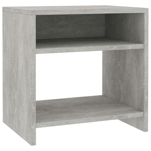 vidaXL Bedside Cabinet Concrete Grey 40x30x40 cm Engineered Wood