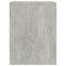 vidaXL Bedside Cabinet Concrete Grey 40x30x40 cm Engineered Wood