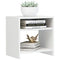 vidaXL Bedside Cabinet High Gloss White 40x30x40 cm Engineered Wood