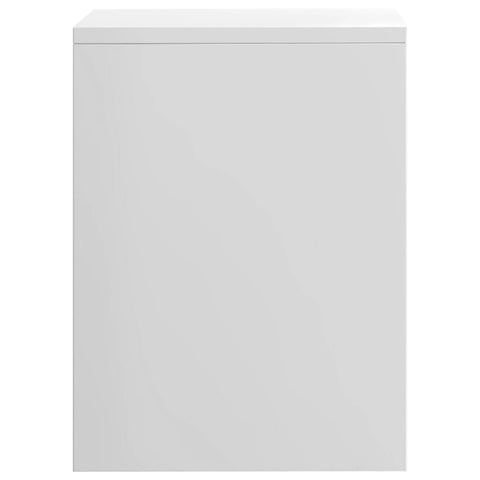 vidaXL Bedside Cabinet High Gloss White 40x30x40 cm Engineered Wood