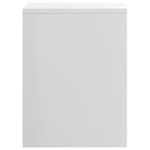 vidaXL Bedside Cabinets 2 pcs High Gloss White 40x30x40 cm Engineered Wood