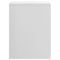 vidaXL Bedside Cabinets 2 pcs High Gloss White 40x30x40 cm Engineered Wood
