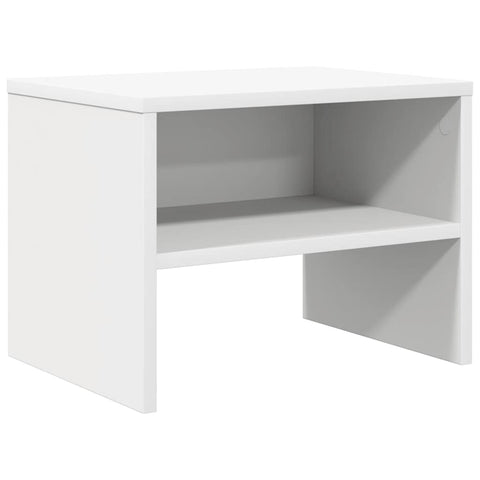 vidaXL Bedside Cabinet White 40x30x30 cm Engineered Wood