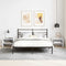 vidaXL Bedside Cabinet White 40x30x30 cm Engineered Wood