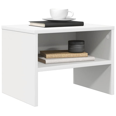 vidaXL Bedside Cabinet White 40x30x30 cm Engineered Wood