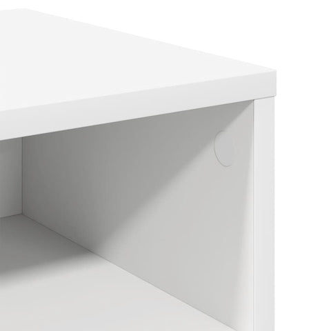 vidaXL Bedside Cabinet White 40x30x30 cm Engineered Wood