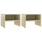 vidaXL Bedside Cabinets 2 pcs Sonoma Oak 40x30x30 cm Engineered Wood