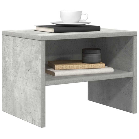 vidaXL Bedside Cabinet Concrete Grey 40x30x30 cm Engineered Wood