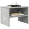 vidaXL Bedside Cabinet Concrete Grey 40x30x30 cm Engineered Wood