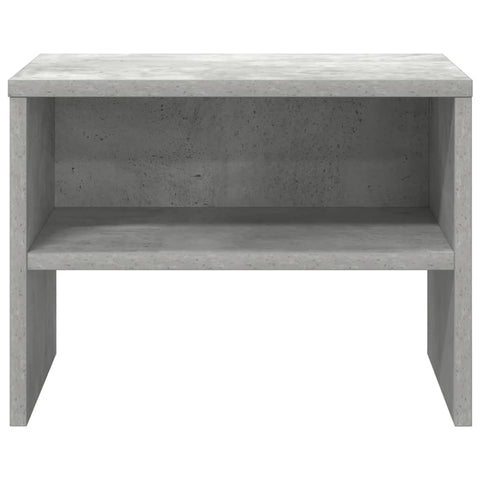 vidaXL Bedside Cabinet Concrete Grey 40x30x30 cm Engineered Wood
