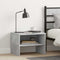 vidaXL Bedside Cabinet Concrete Grey 40x30x30 cm Engineered Wood