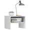 vidaXL Bedside Cabinets 2 pcs High Gloss White 40x30x30 cm Engineered Wood