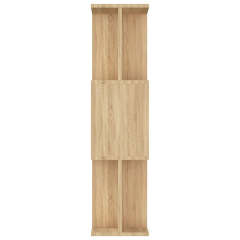 vidaXL Book Cabinet/Room Divider Sonoma Oak 80x24x96 cm Engineered Wood