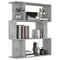 vidaXL Book Cabinet/Room Divider Concrete Grey 80x24x96 cm Engineered Wood