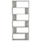 vidaXL Book Cabinet/Room Divider Concrete Grey 80x24x192 cm Engineered Wood