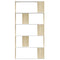 vidaXL Book Cabinet/Room Divider White and Sonoma Oak 80x24x159 cm Engineered Wood
