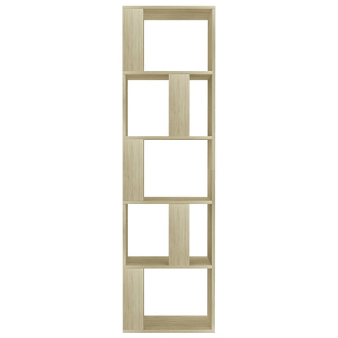 vidaXL Book Cabinet/Room Divider Sonoma Oak 45x24x159 cm Engineered Wood