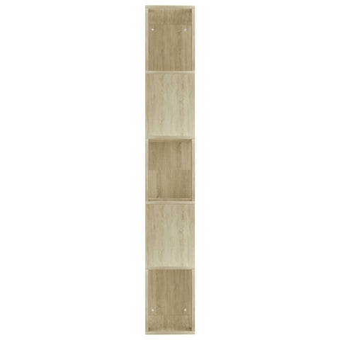 vidaXL Book Cabinet/Room Divider Sonoma Oak 45x24x159 cm Engineered Wood