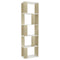 vidaXL Book Cabinet/Room Divider White and Sonoma Oak 45x24x159 cm Engineered Wood
