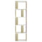 vidaXL Book Cabinet/Room Divider White and Sonoma Oak 45x24x159 cm Engineered Wood