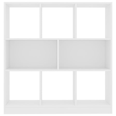 vidaXL Book Cabinet White 97.5x29.5x100 cm Engineered Wood