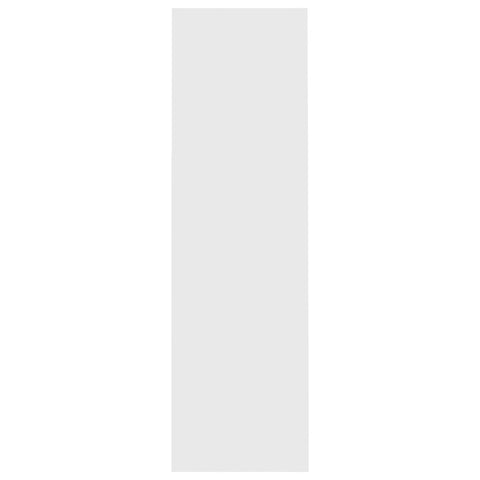 vidaXL Book Cabinet White 97.5x29.5x100 cm Engineered Wood