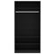 vidaXL Wardrobe Black 100x50x200 cm Engineered Wood