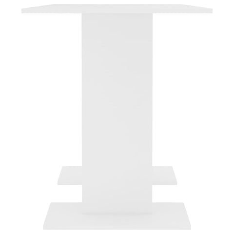 vidaXL Dining Table White 110x60x75 cm Engineered Wood