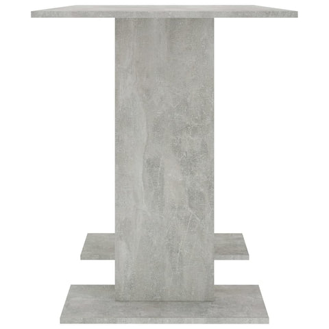 vidaXL Dining Table Concrete Grey 110x60x75 cm Engineered Wood