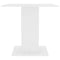 vidaXL Dining Table White 80x80x75 cm Engineered Wood