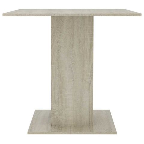 vidaXL Dining Table Sonoma Oak 80x80x75 cm Engineered Wood
