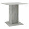 vidaXL Dining Table Concrete Grey 80x80x75 cm Engineered Wood