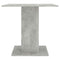 vidaXL Dining Table Concrete Grey 80x80x75 cm Engineered Wood
