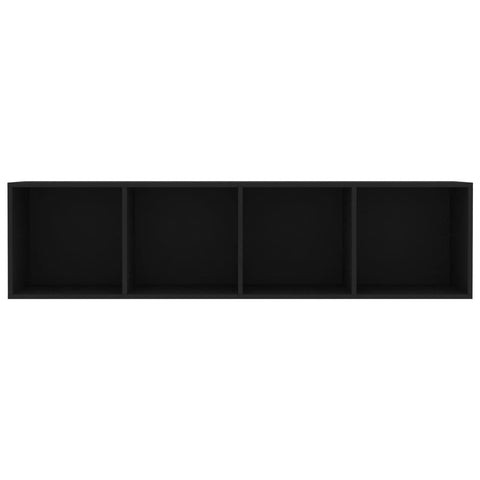 vidaXL Book Cabinet/TV Cabinet Black 143x30x36 cm
