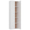 vidaXL Office Cabinet White 60x32x190 cm Engineered Wood