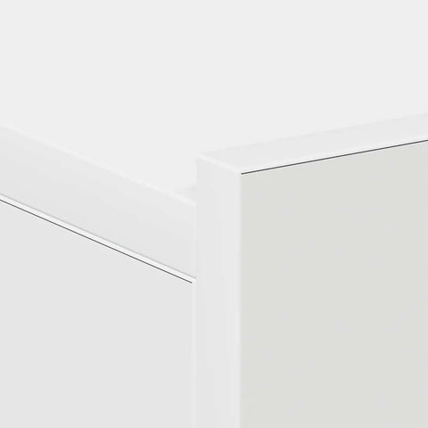 vidaXL Floating Nightstand White 40x30x15cm Engineered Wood