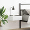 vidaXL Floating Nightstand White 40x30x15cm Engineered Wood