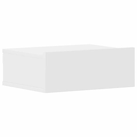 vidaXL Floating Nightstands 2 pcs White 40x30x15cm Engineered Wood