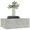 vidaXL Floating Nightstand Concrete Grey 40x30x15 cm Engineered Wood