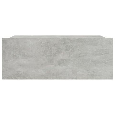 vidaXL Floating Nightstand Concrete Grey 40x30x15 cm Engineered Wood