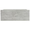 vidaXL Floating Nightstand Concrete Grey 40x30x15 cm Engineered Wood
