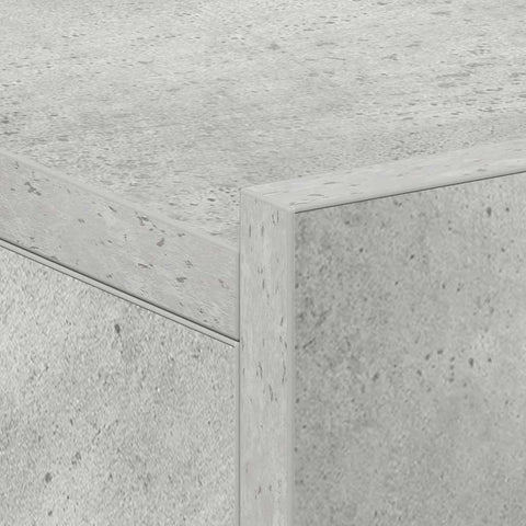 vidaXL Floating Nightstand Concrete Grey 40x30x15 cm Engineered Wood