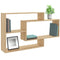 vidaXL Wall Shelf Sonoma Oak 104x20x58.5 cm Engineered Wood