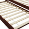 vidaXL Pull-out Sofa Bed Frame without Mattress Dark Brown 90x200 cm